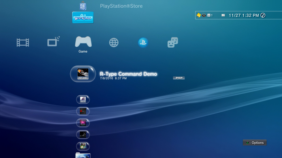 PS3 - Why are PS3 games listed on the XMB?
