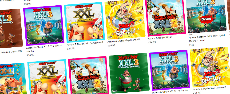 Microids rebranding seemingly behind Asterix & Obelix dual releases and replacements